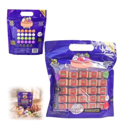 25 Pcs of Extra Mini Squishies Dumplings Advent Calendar for Holiday Gifts - image 1