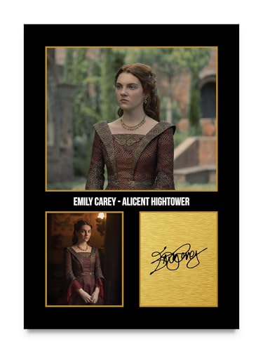 Bild: HWC Trading Emily Carey House of the Dragon Hightower Geschenke Gedrucktes Signiertes Autogramm Foto f�r Fans von Fernsehshows - A4 Nur Druck (ID-006333) f�r 11,99 EUR bei amazon.de