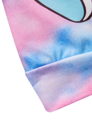 Image of Little Girls 2 Piece Outfits Ruffle Sleeve Unicorn Sweatshirts Top and Leggings Set School Outfits Kids Clothing Set