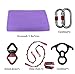 DASKING Aerial Silks Starter Kit - Durable 11Yards of Aerial Yoga Hammock with Hardware, Aerial Swing for Acrobatic Flying Yoga & All Levels (Aerial Rigging Point Up to 14ft)