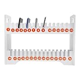 Kathring Cell Phone Holder Desktop Organizer Storage Box,30-Grid PVC Board Mobile Phone Holder with Heat Dissipation Effect for Classroom Office