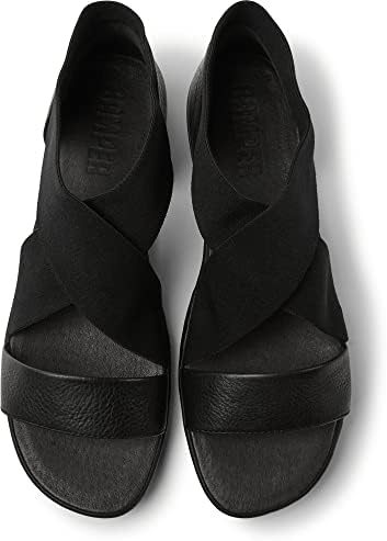 Camper Women's Right Nina Ballet Flat, Black, 1 | Image 2
