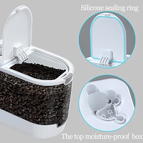 Funest Large Food Storage,15Lb Cartoon Dog/Cat/Pets Food Storage Container, Kitchen Food Storage To Store,Rice,Flour, Cereal And Dry Food, Food Storage Bins With Lids And Scooper(No Bpa) #TOP6