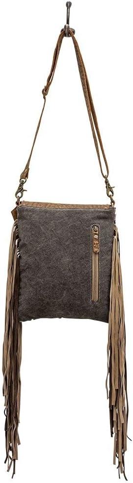 Myra Bag Leather Fringe Purse - Western Style Fringe Purses for Women, Genuine Leather Boho Bags for Women, Cowgirl Gifts - Image 6