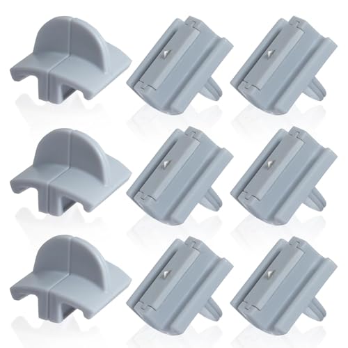 9 Pcs 157400-1001 Paper Trimmers Blades Compatible with Fiskars Blades, Compatible with 12' Portable Paper Cutter Style I Blade 1968701005, Grey
