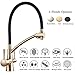 GAPPO Gold Kitchen Faucet Pull Out Kitchen Sink Faucet Dual Handle 3 in 1 High Arc Water Filter Purifier Faucets Golden