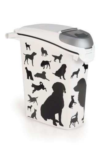 Curver Conteneur à Croquettes Empilable Silhouette pour Chien 10 kg