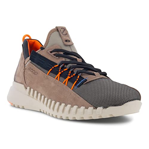 Ecco Men's Zipflex Lace Up Sneaker, Morel, 9-9.5 #TOP5