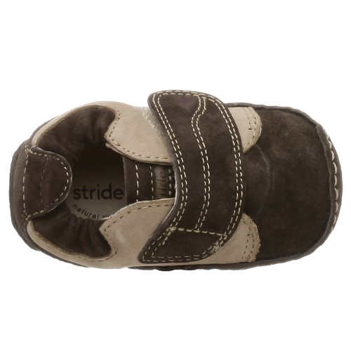 Stride Rite Infant/Toddler Pea Pod Stage 1 Pre Walker,Dark Brown/New Taupe,1 MW US Infant4