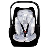 TANOFAR Infant Car Seat Head Support, Soft Baby Carseat Head & Body Support, Baby Car Seat Insert Cushion for Newborn Boys (Elephant)