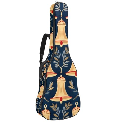 Housse de guitare acoustique 109 cm en tissu Oxford multicolore avec poches