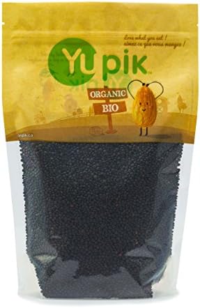 Yupik Organic Lentils, Black Beluga, 2.2 lb, Non-GMO, Vegan, Gluten-Free