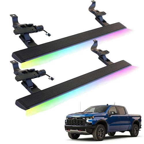 Estribos eléctricos para Chevrolet Silverado y GMC Sierra 2022-2023 miniatura 1