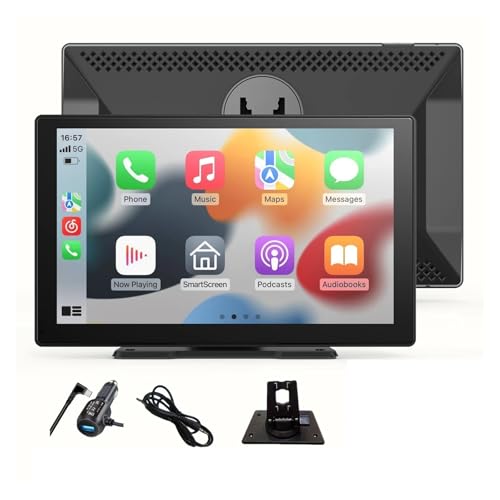 9 Inches with 4K Cam with 64G TF Card and-roid Auto Car Play Screen for Car(9 inches Screen)