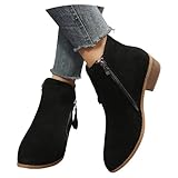 3.Pointed Toe Design:Modisches Design mit einer schlanken Silhouette mit spitzer Spitze, die die Gesamtästhetik dieser Stiefeletten verbessert und die Beine optisch verlängert