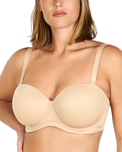 HSIA Strapless Bras for Women Large Bust Non Slip Full Coverage Underwire Supportive Multiway Strapless Bra Plus Size4
