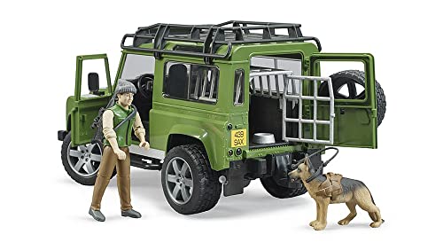 Bruder 02587 Land Rover Defender W Forester And Dog #TOP3