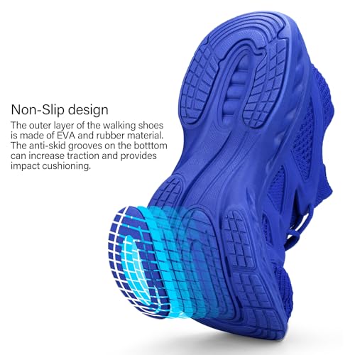 Image of Pujcs Women Shoes Lightweight Tennis Shoes Non Slip Gym Workout Shoes Breathable Mesh Walking Womens Sneakers