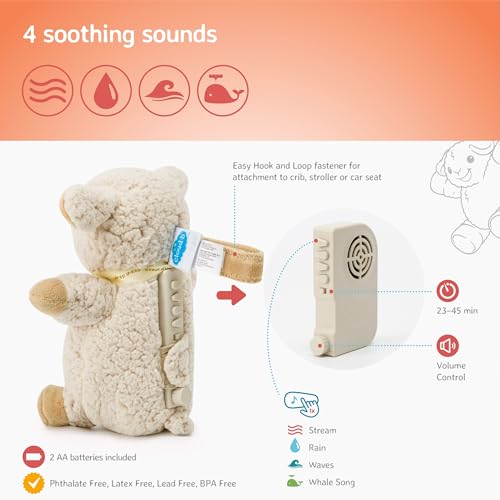 Image of Cloud b Sound Machine with White Noise Soothing Sounds | Adjustable Settings & Auto-Shutoff | Ideal for Travel | Sleep Sheep On The Go