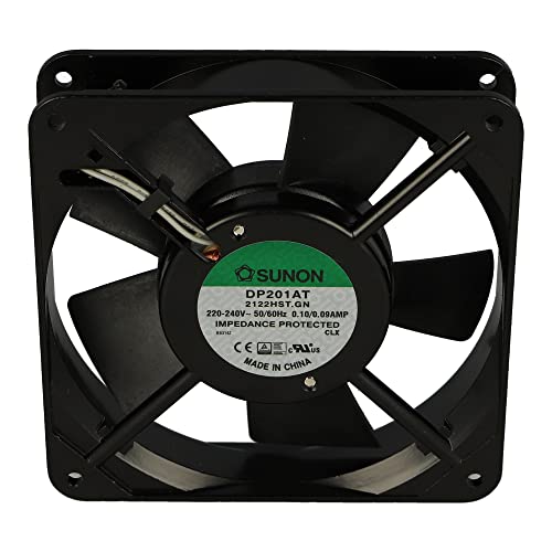DP201AT-2122HST.GN | SUNON FAN, AXIAL, 120 X 25MM, 230VAC, SLEEVE BEARING, HIGH SPEED, 2000/2300 RPM, TERMINALS