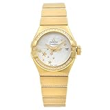 Omega Constellation Solid 18k Yellow Gold Diamond Women's Watch 123.55.27.20.05.002