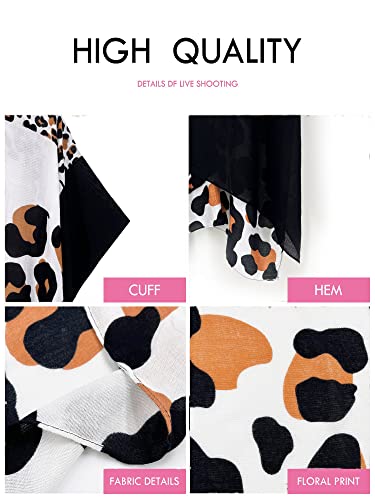 Spicy Sandia Kimono Cardigans for Women Leopard Floral Beach Cover Up Swimsuit Bathing Suit Loose Coverup for Summer Swimwear - Image 7