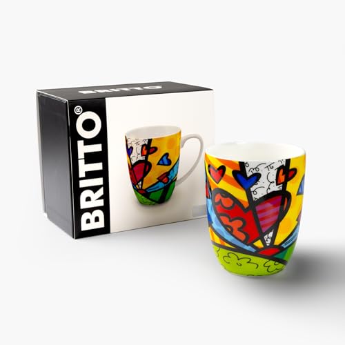 Vaso de café Britto Bone China 16.8 oz Multicolor miniatura 6
