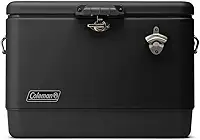 Caixa Térmica Reunion™ 54QT 51L Aço Inoxidável All Black Coleman