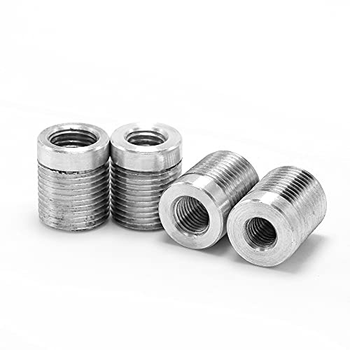 Amazing Auto (Sliver) Racing Manual Gear Shift Knobs Adapters For Fit Compatible With Mazda Tacoma Sti Honda Accord Subaru Focus St Miata Toyota #TOP5