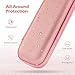 AGPTEK Case Holder for Apple Pencil, Elastic Strap Sleeve Pocket Protective Carrying Case for Samsung Stylus iPad Pro Pen, Pencil, Apple Pen Accessories, USB Cable, Pink