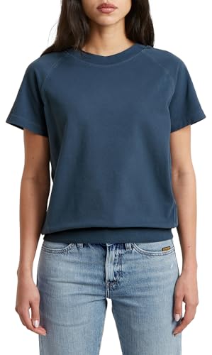 G-Star Raw C.V. Raglan Top t-shirt bleu femme taille M manches courtes