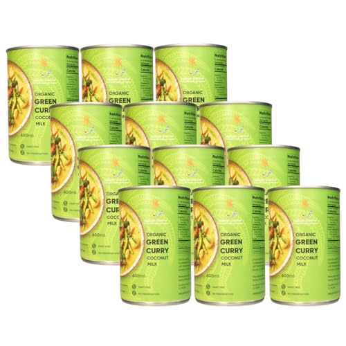 Islands Harvest Organic Green Curry Coconut Milk Pack of 12