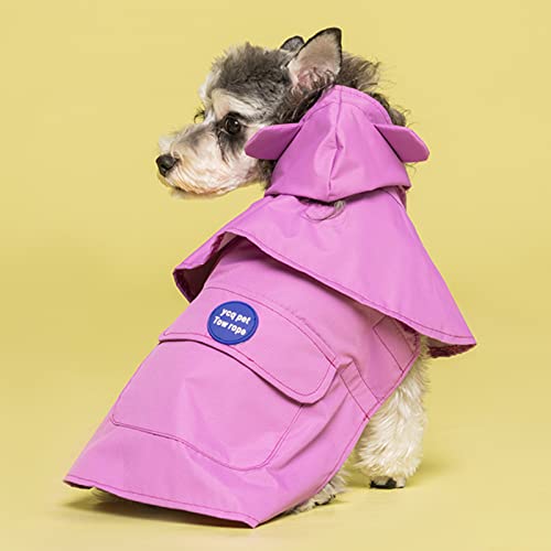 Jenpech Dog Raincoat Waterproof Puppy Jacket Pet Rainwear Clothes For Small Dogs/Cats （S-2Xl） Purple 2Xl #TOP1