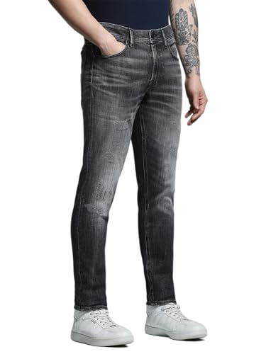 Image of Jack & Jones Men's Regular Fit Jeans | Low Rise | Jeans for Men