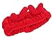 Huachnet Soft Caroset Cosmetic Headband-Polka Dots (White with Red Flower)