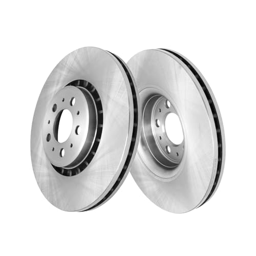 Image of Detroit Axle - Brake Kit for 2003-2014 Volvo XC90 | 13.23 inch in Front & 12.13 inch in Rear Disc Brake Rotors Brakes Pads 2004 2005 2006 2007 2008 2009 2010 2011 2012 2013 Replacement
