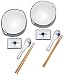 Umami Tableware Blue And White Porcelain Ramen Bowl Set, Soup Bowl With Chopsticks, Sauce Dish, Hooked Spoon Set Of 2, By Umami Tableware