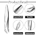 Yuomeaz 3Pcs Mini Cuticle Trimmer, Stainless Steel Cuticle Nail Clippers, Mini Cuticles Cutter Set, Precise Pointed Tip Cuticles Nipper for Manicure, Pedicure, Dry Skin