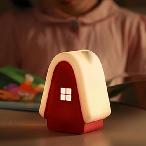 Veilleuse chalet de neige rechargeable pour la chambre de bébé avec commande tactile - 4