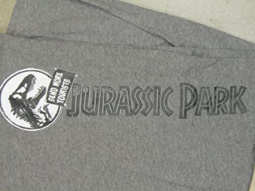 Bioworld Send More Tourists Jurassic Park Men's Athletic Gray Sweatpants2