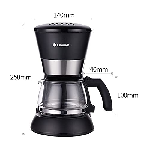 FACAZ Kaffeemaschine Kaffeemaschine, Haushalt Kleine temperaturgesteuerte Kaffeemaschine Tropfglas-Kaffeekanne Kleine… – Bild 3