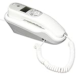 AT&T TR1909 Trimline Corded Phone with Caller ID, White