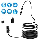 [Hohe Auflösung] Die usb endoskop hat 2.0 Mega Pixel, endoskopkamera die sehr hohe Leistung ist. Sie können verwenden usb endoskop bilder mit einer videoaufnahmekamera leicht erfassen und speichern.