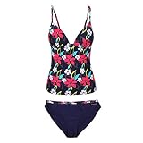 ICEPEAK Bikini Hume, Blau gemustert, 34