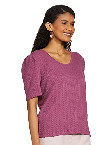 Image of Max Women's Solid Regular Fit Top