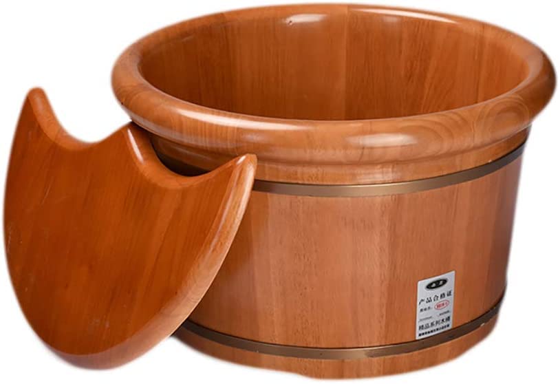 Spa de pies de madera para masaje y relajación miniatura 2