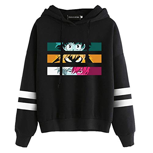 Sudadera con capucha 3D Boku No Hero Academia My Hero Academia Izuku Midoriya, sudadera con capucha para cosplay, chaqueta unisex para adulto