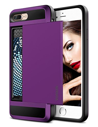 Vofolen Ring Case for iPhone 8 Case iPhone 7 Case Kickstand Holder Clip Stand Hybrid Tough Shield Heavy Duty Armor Dual Layer Protective Hard Shell Rugged TPU Bumper Cover for iPhone 8 7