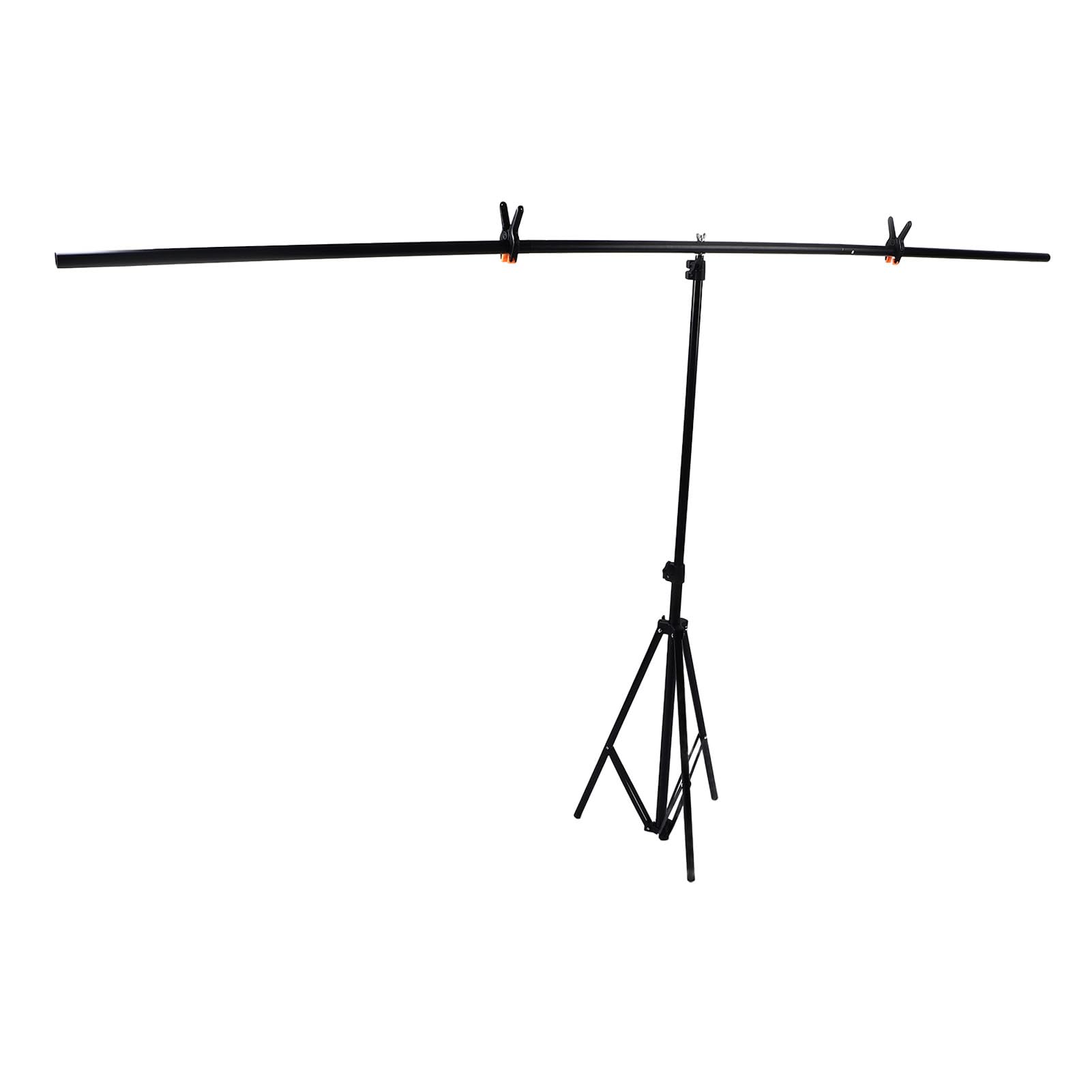 Kit Supporto per Fondale Retrattile a Forma di T da 6,6x6,6 Piedi - Robusto di Supporto per Fondale in Lega per Fotografia in Studio con Custodia