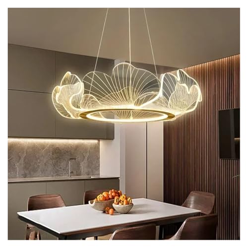 Lustre moderne suspendu chic en acrylique haute lumière pour décoration haut de gamme